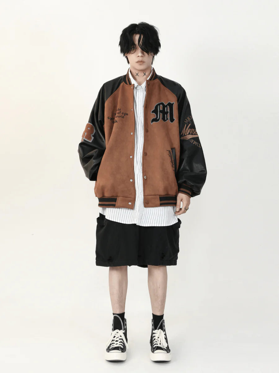 [MRNEARLY] HIGH STREET BASEBALL JACKET ST1453