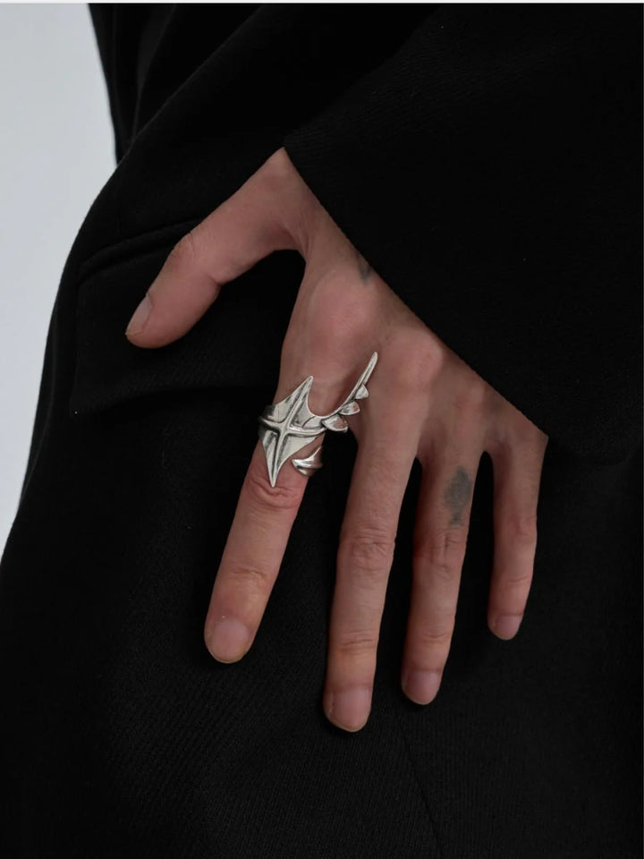 [STRUC TON] IRREGULAR DESIGN RINGS ST1042