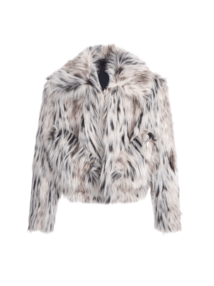 [STARTEXCEEDEND]niche fur furry casual jacket + bottoms st2798