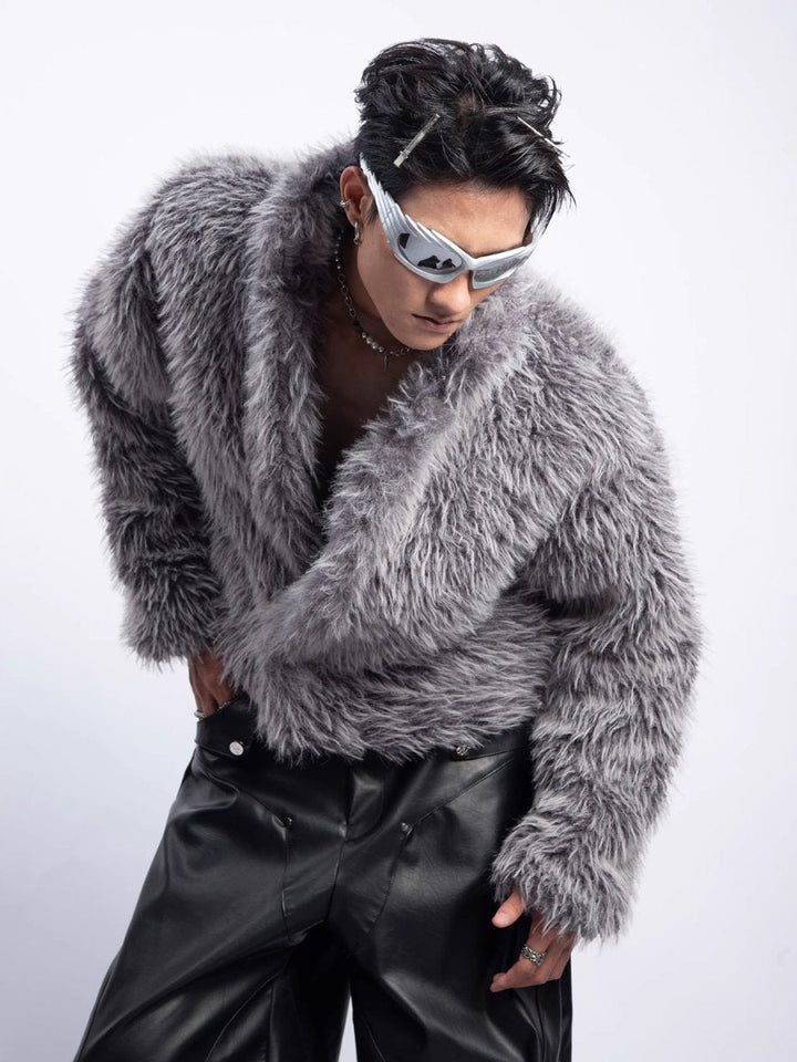 [PLAN1ONE] fur jacket st2670