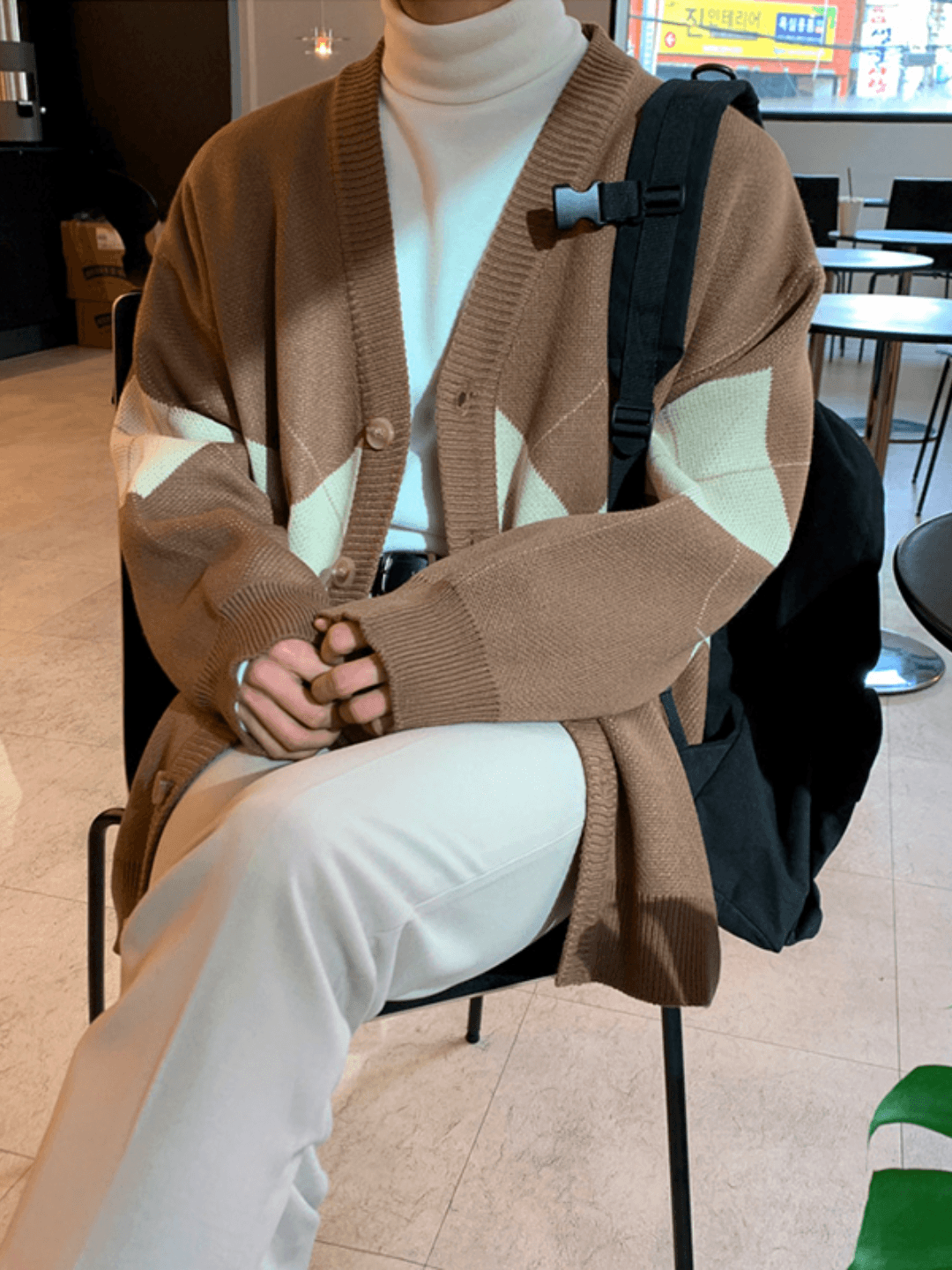 [MRCYC] Jacquard Knit Cardigan st1528