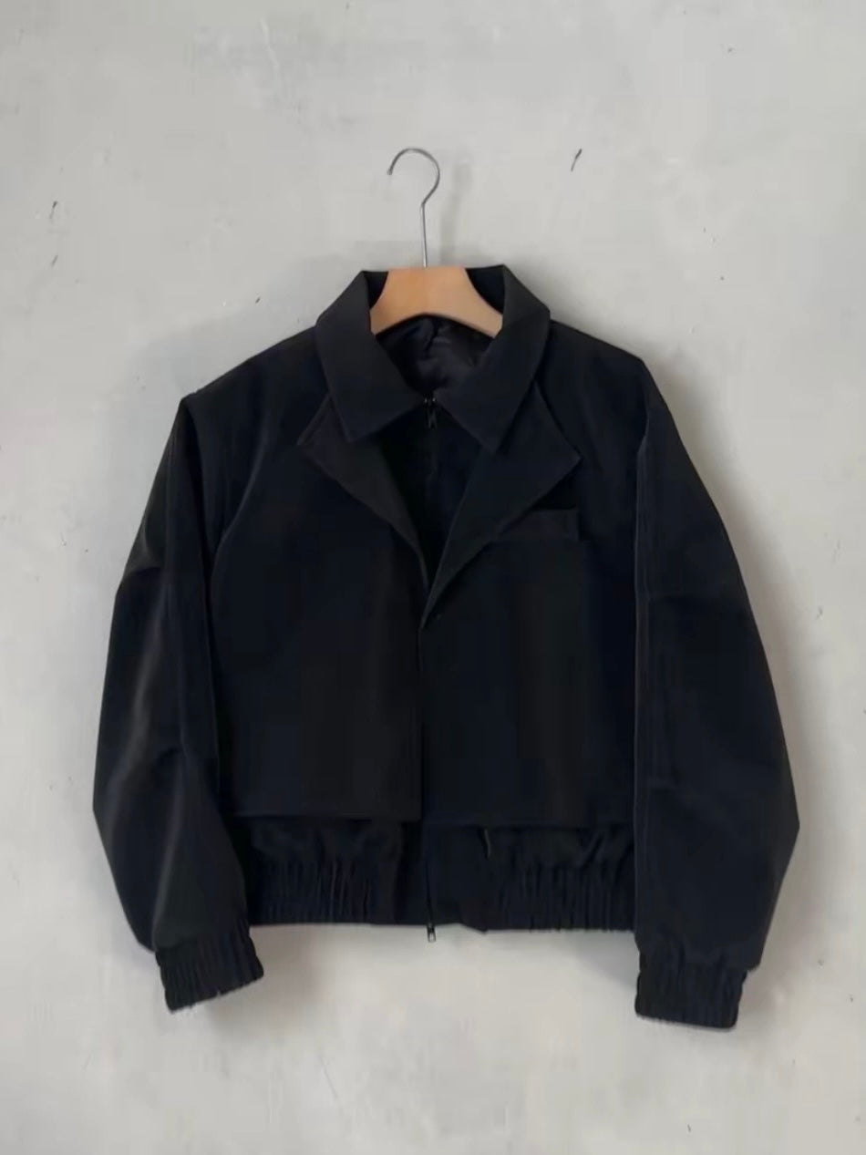 TEXTURED PANELLED PADDED JACKET st5034