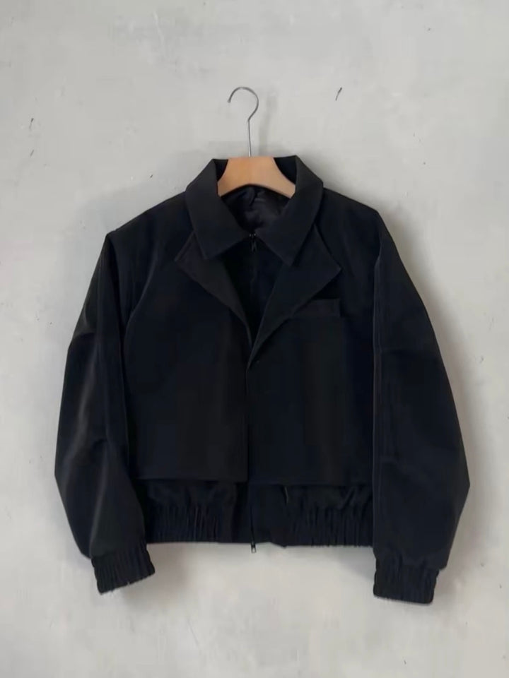 TEXTURED PANELLED PADDED JACKET st5034