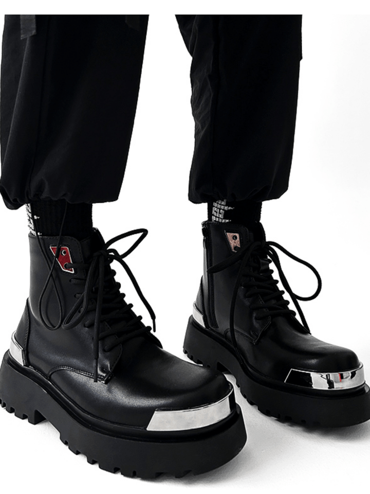 High-top Motorcycle Leather Work Boots st2126