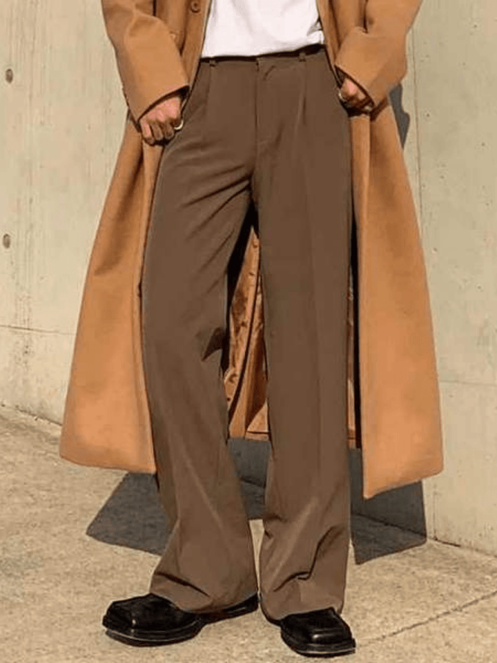 [David&me] Loose Silhouette Flare Slacks st1031