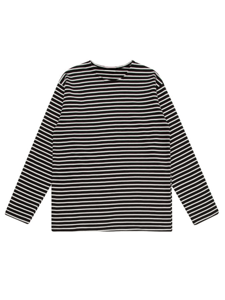 [MRCYC] border long T-shirt st1223