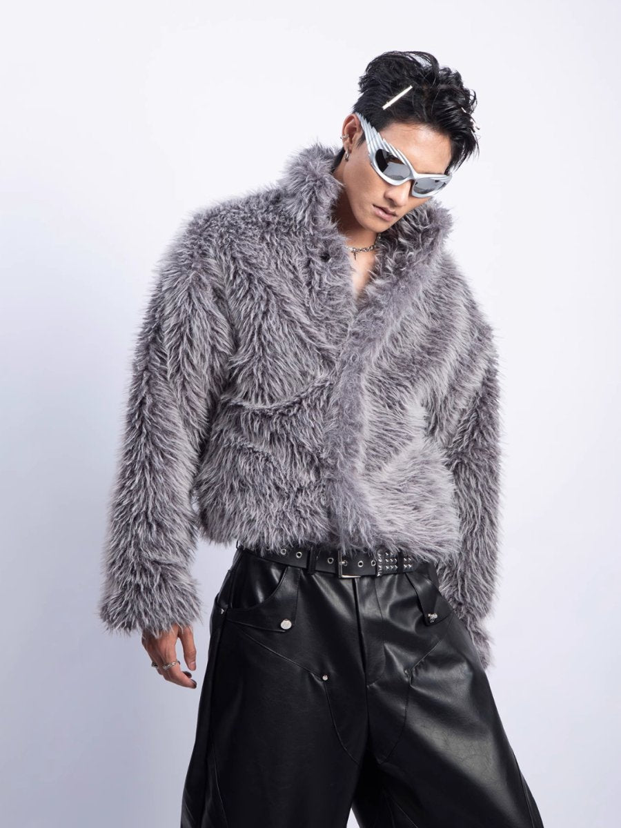 [PLAN1ONE] fur jacket st2670