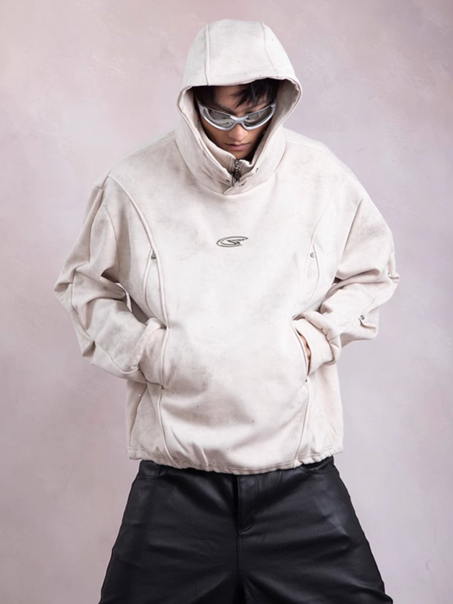 [PLAN1ONE] Loose Hooded st2663