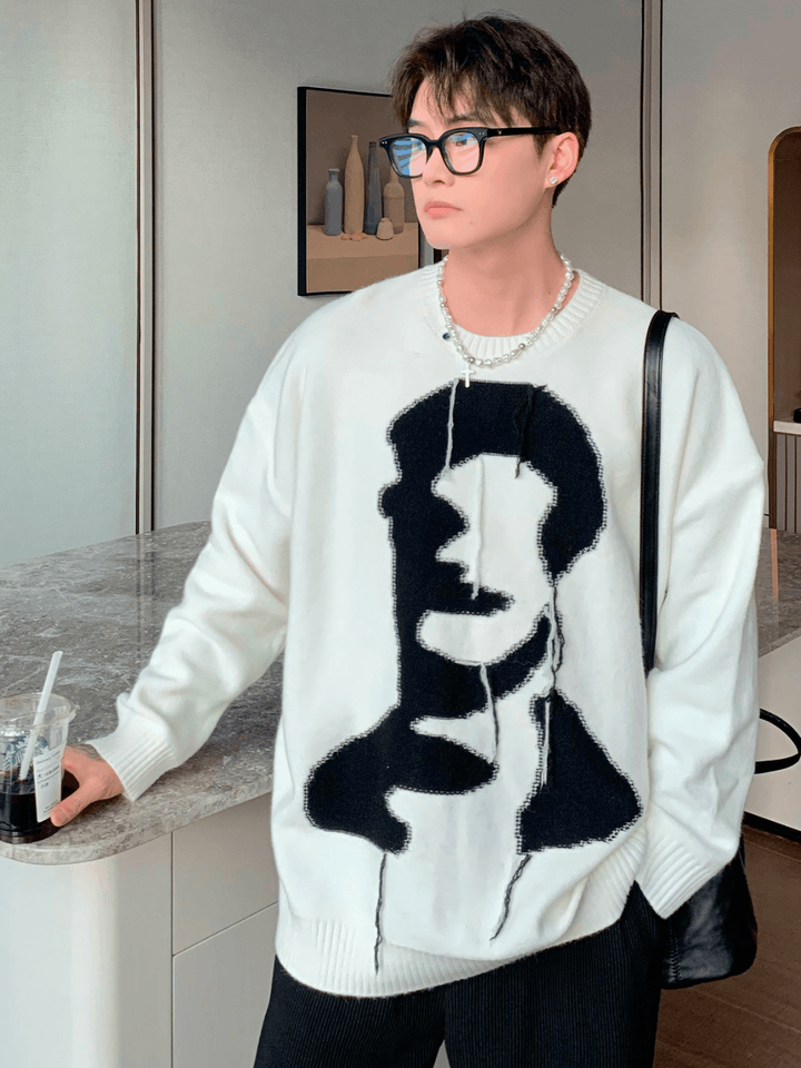 [CUIBUJU] High End Round Neck Sweater st1550