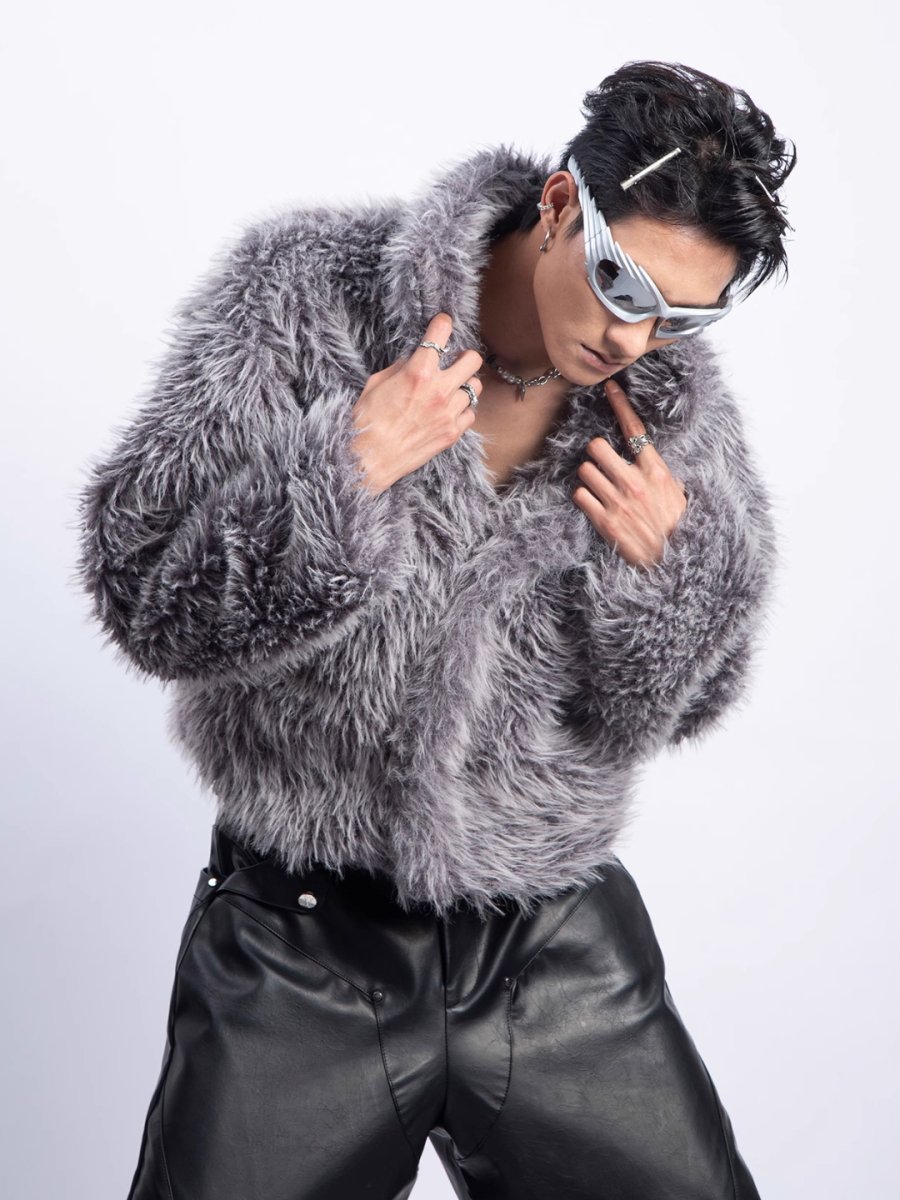 [PLAN1ONE] fur jacket st2670