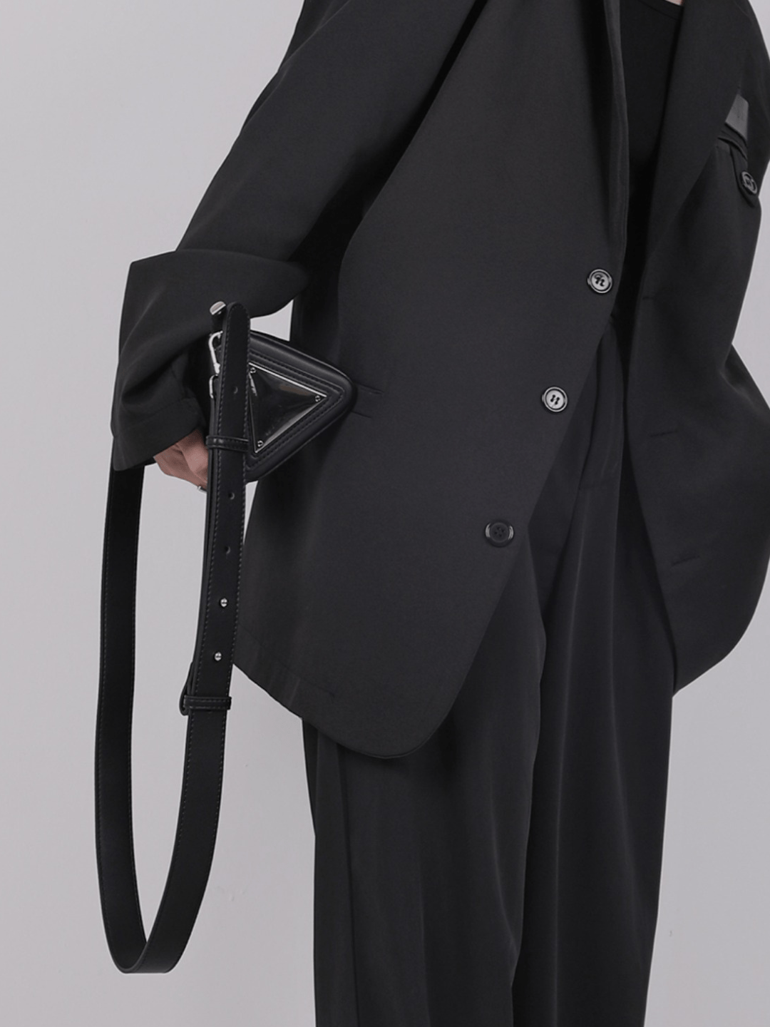 [luckystudio] Triangle Simple Crossbody Bag st1944