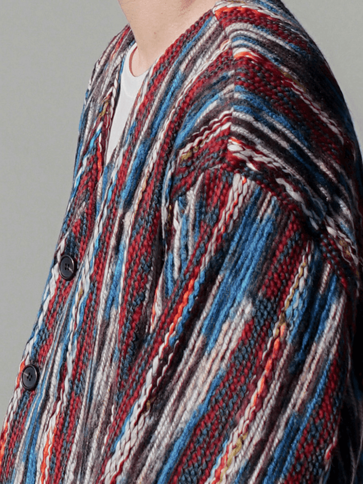 [MRCYC] Middle Color Design Cardigan ST1528