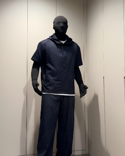 COTTON LINEN HOODIE SHIRT MT563