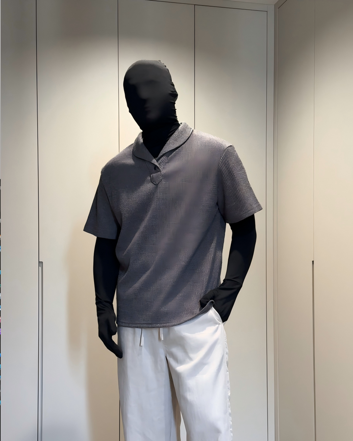 POLO NECK KNIT T-SHIRT MT566