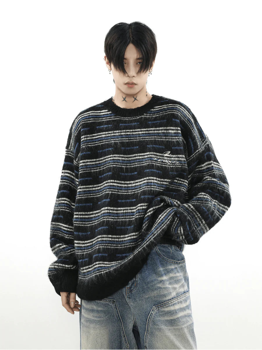 [MRNEARLY] ADVANCED SENSE OF ROUND NECK SWEATER ST1703