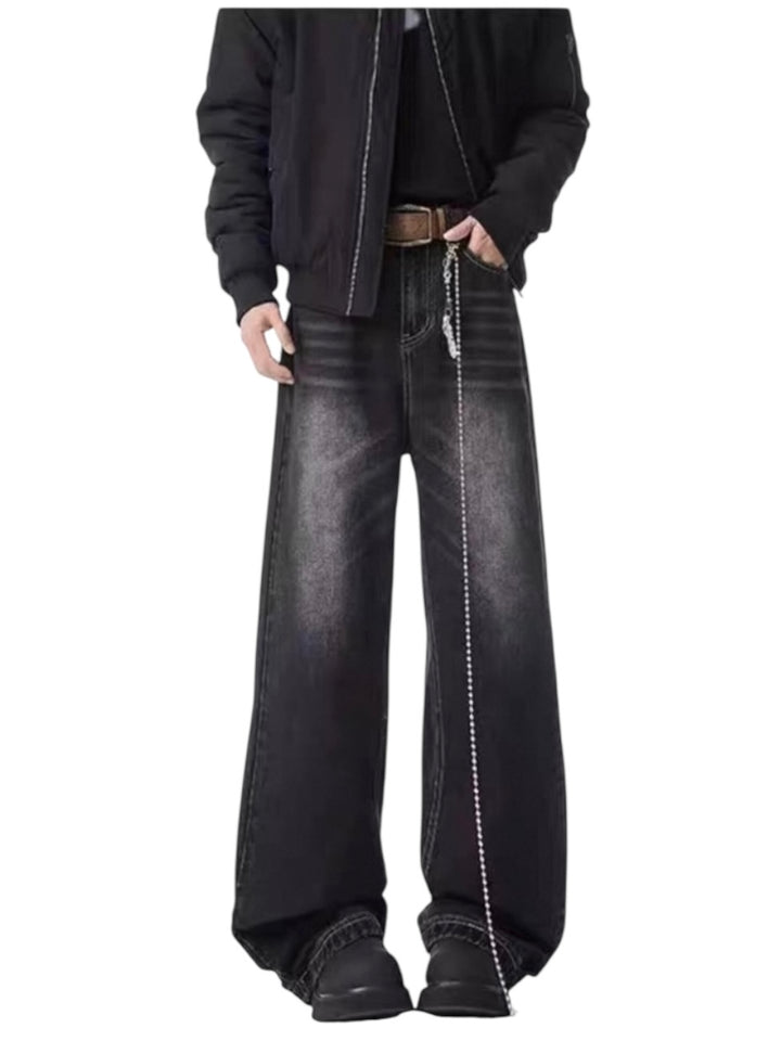 [xhhx] DIRTY FLARE-CUT JEANS st5042