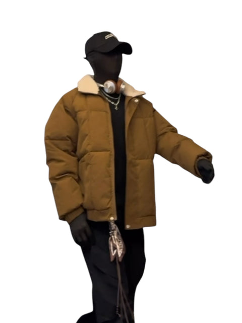 FUR-TRIM PADDED COAT TT040
