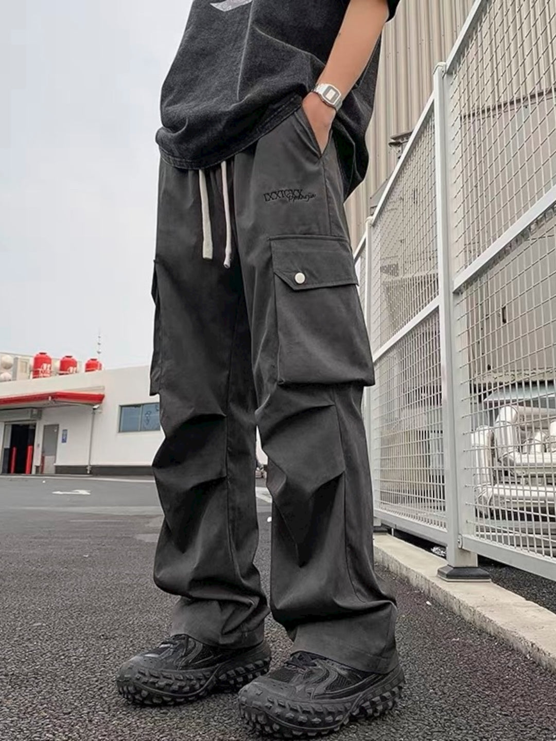 DIRTY-DYE UTILITY TROUSERS st5077