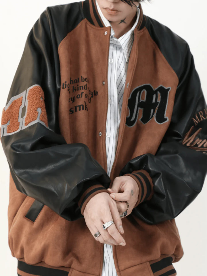 [MRNEARLY] HIGH STREET BASEBALL JACKET ST1453