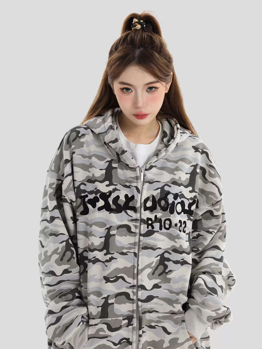 FULL PRINT CAMOUFLAGE JACKET ST1251