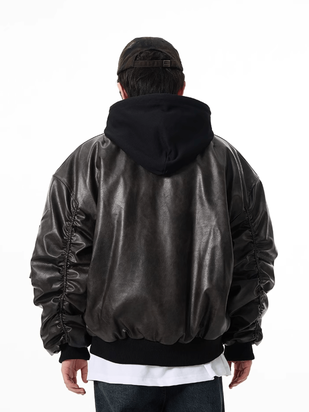 [motherfucker] American flight jacket leather jacket st1774