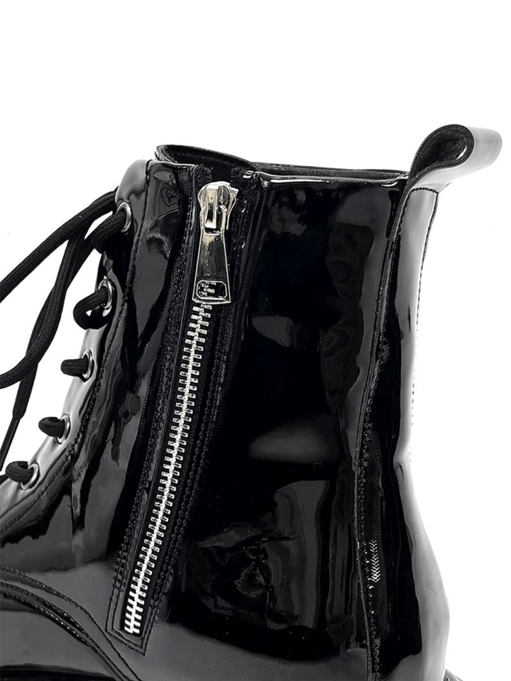 punk zipper biker boots st1957