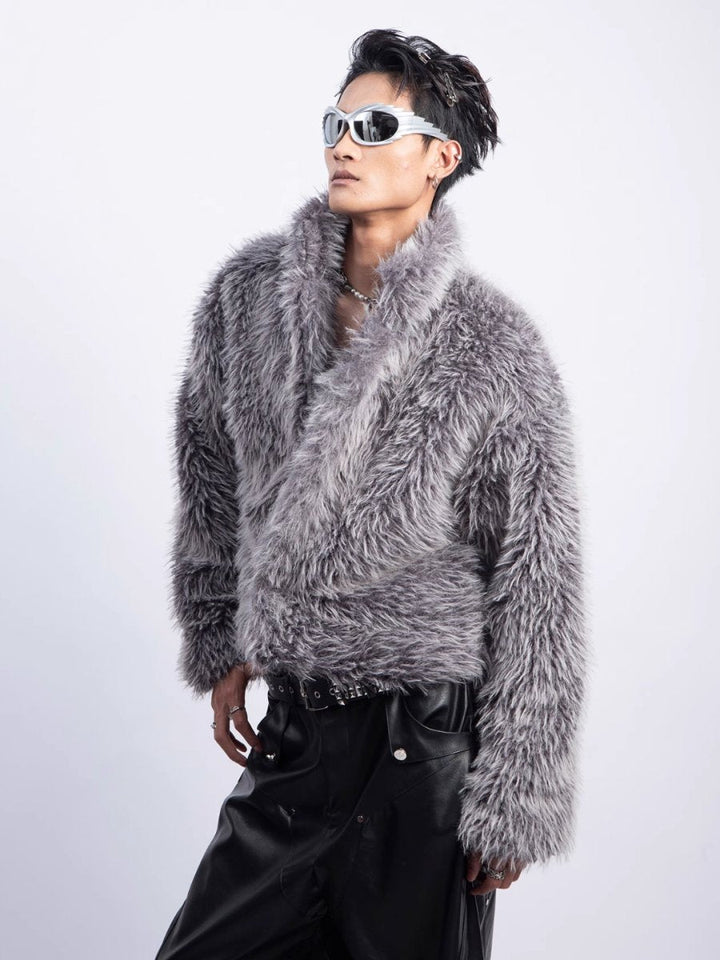 [PLAN1ONE] fur jacket st2670