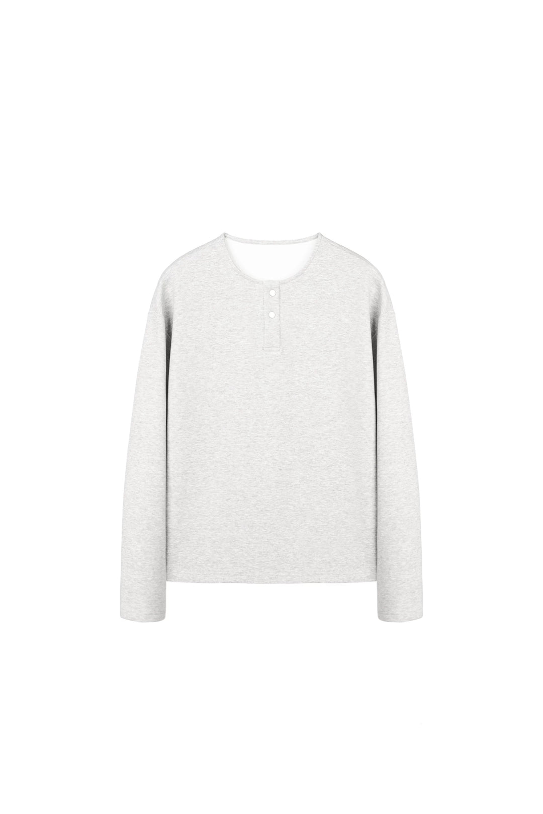 [FLAT ROOM] HENLEY NECK LONG-SLEEVE TEE ST2064