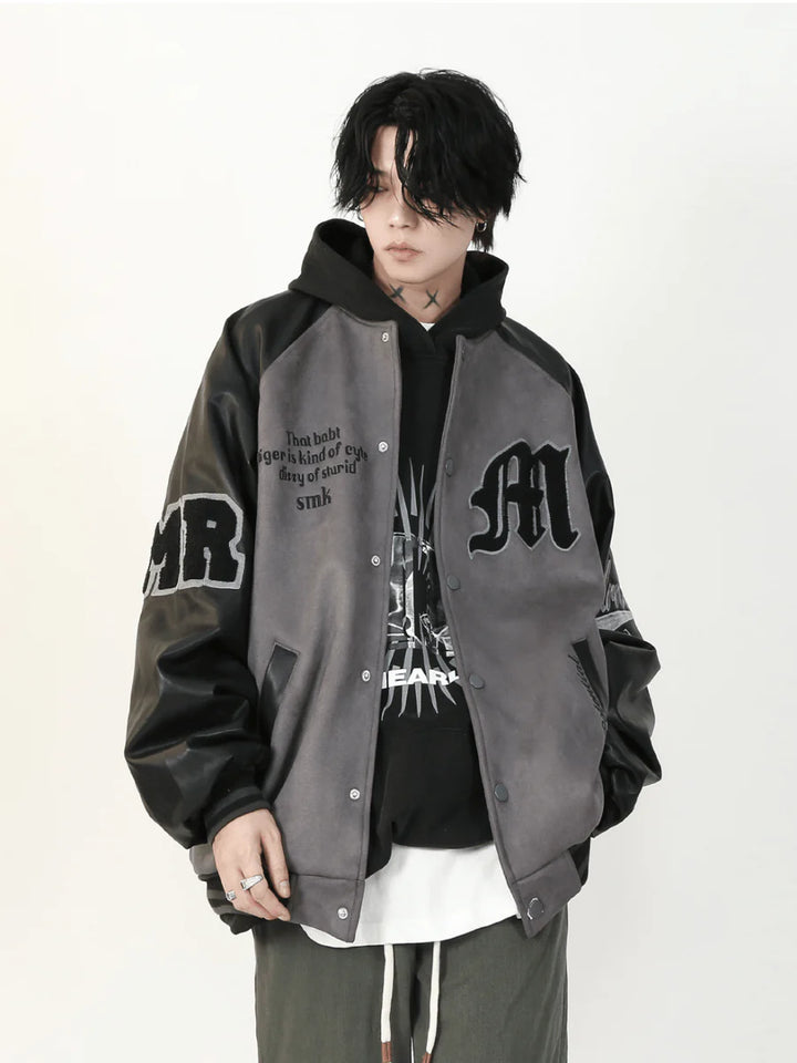 [MRNEARLY] HIGH STREET BASEBALL JACKET ST1453