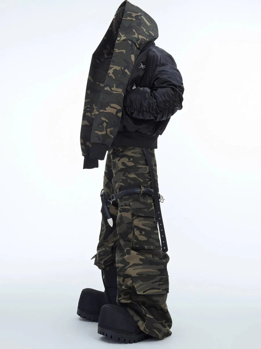 [CULTUREE] CAMOUFLAGE COTTON JACKET ST1189