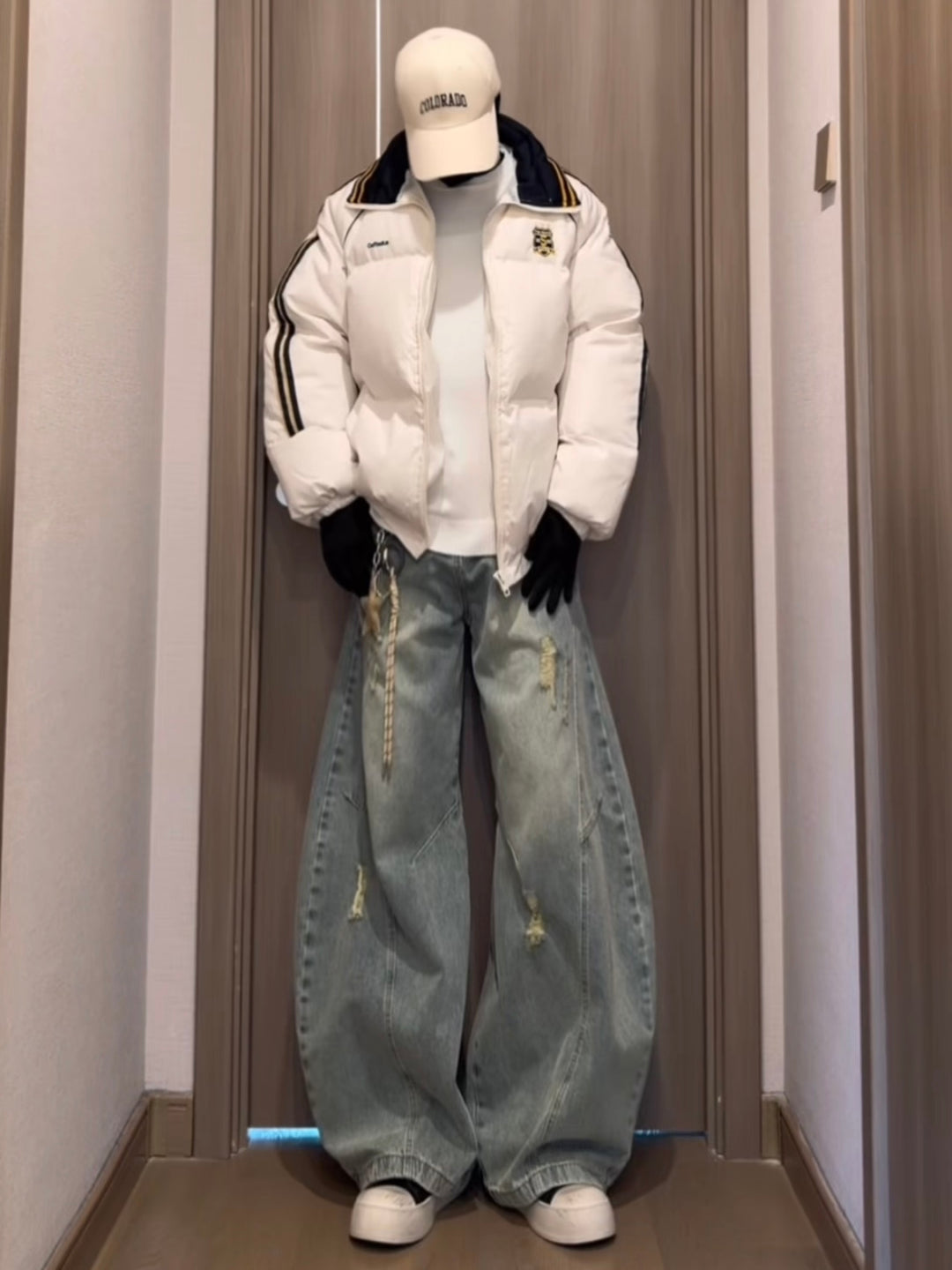 DOWN-ALTERNATIVE PUFFER JACKET tt035