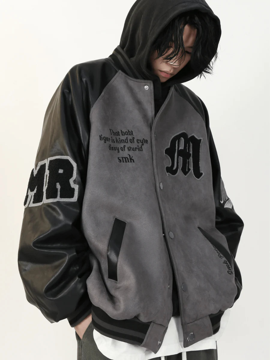 [MRNEARLY] HIGH STREET BASEBALL JACKET ST1453