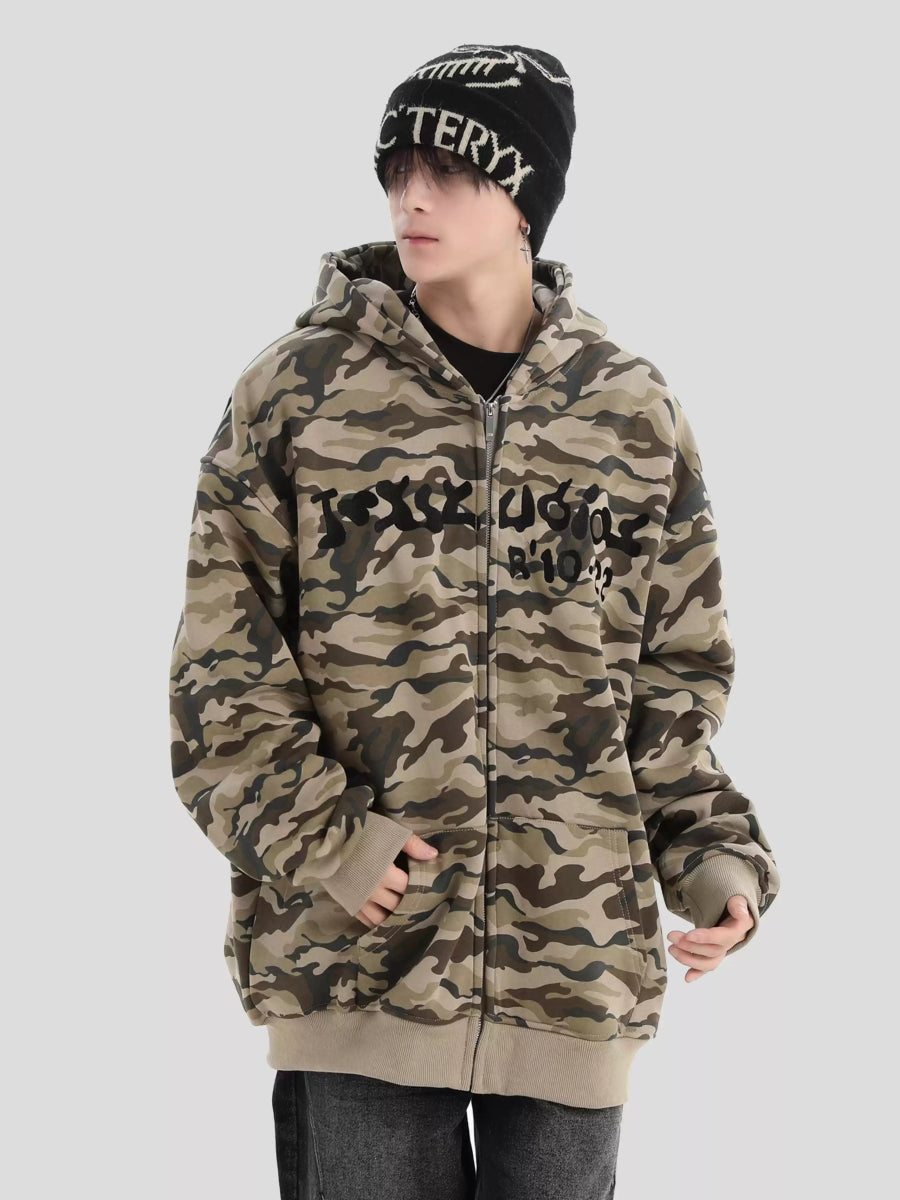 FULL PRINT CAMOUFLAGE JACKET ST1251