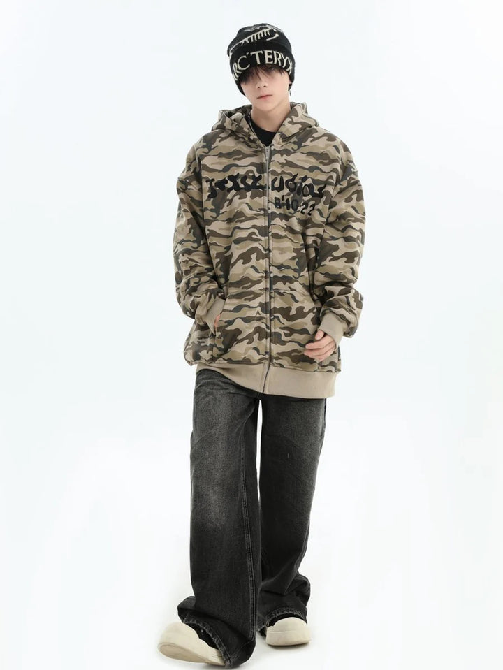 FULL PRINT CAMOUFLAGE JACKET ST1251