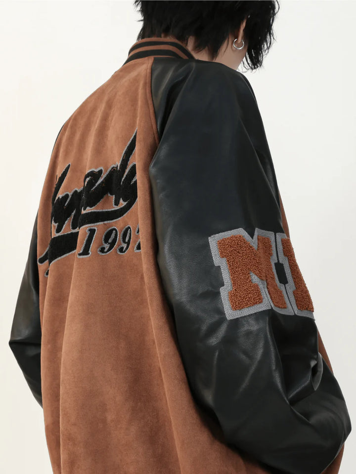 [MRNEARLY] HIGH STREET BASEBALL JACKET ST1453