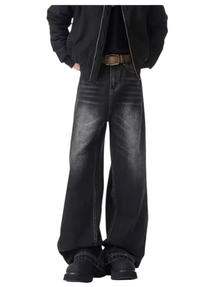 [xhhx] DIRTY FLARE-CUT JEANS st5042