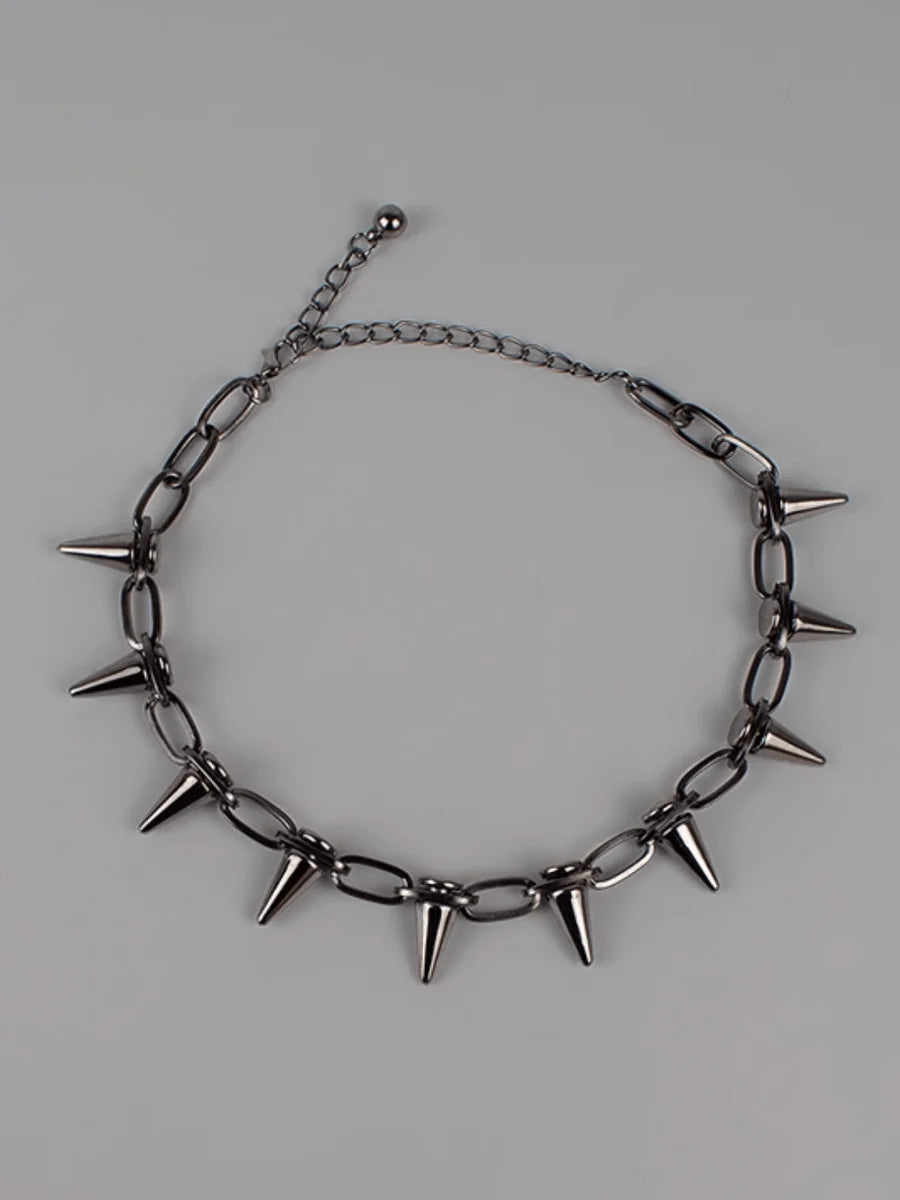 RIVET DARK BULLET NECKLACE ST525