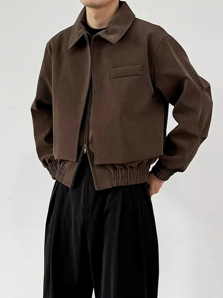 TEXTURED PANELLED PADDED JACKET st5034