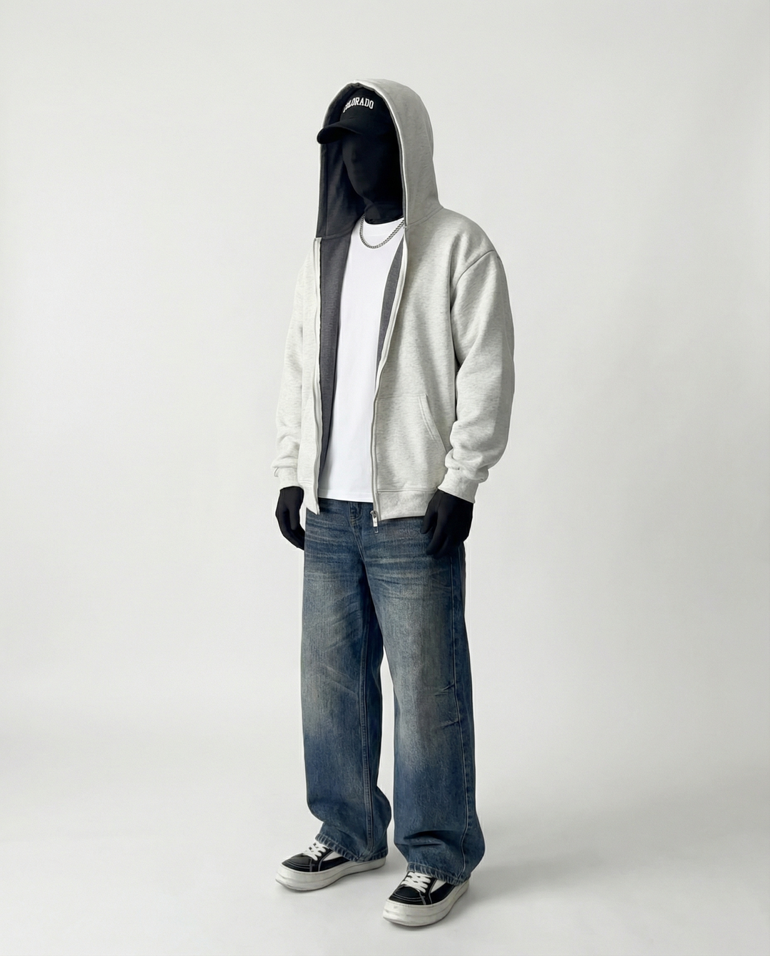 क्लीनफिट कलरब्लॉक हूडी जैकेट ST5074