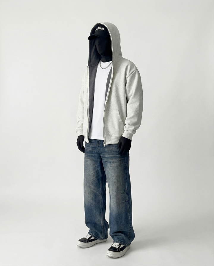 क्लीनफिट कलरब्लॉक हूडी जैकेट ST5074