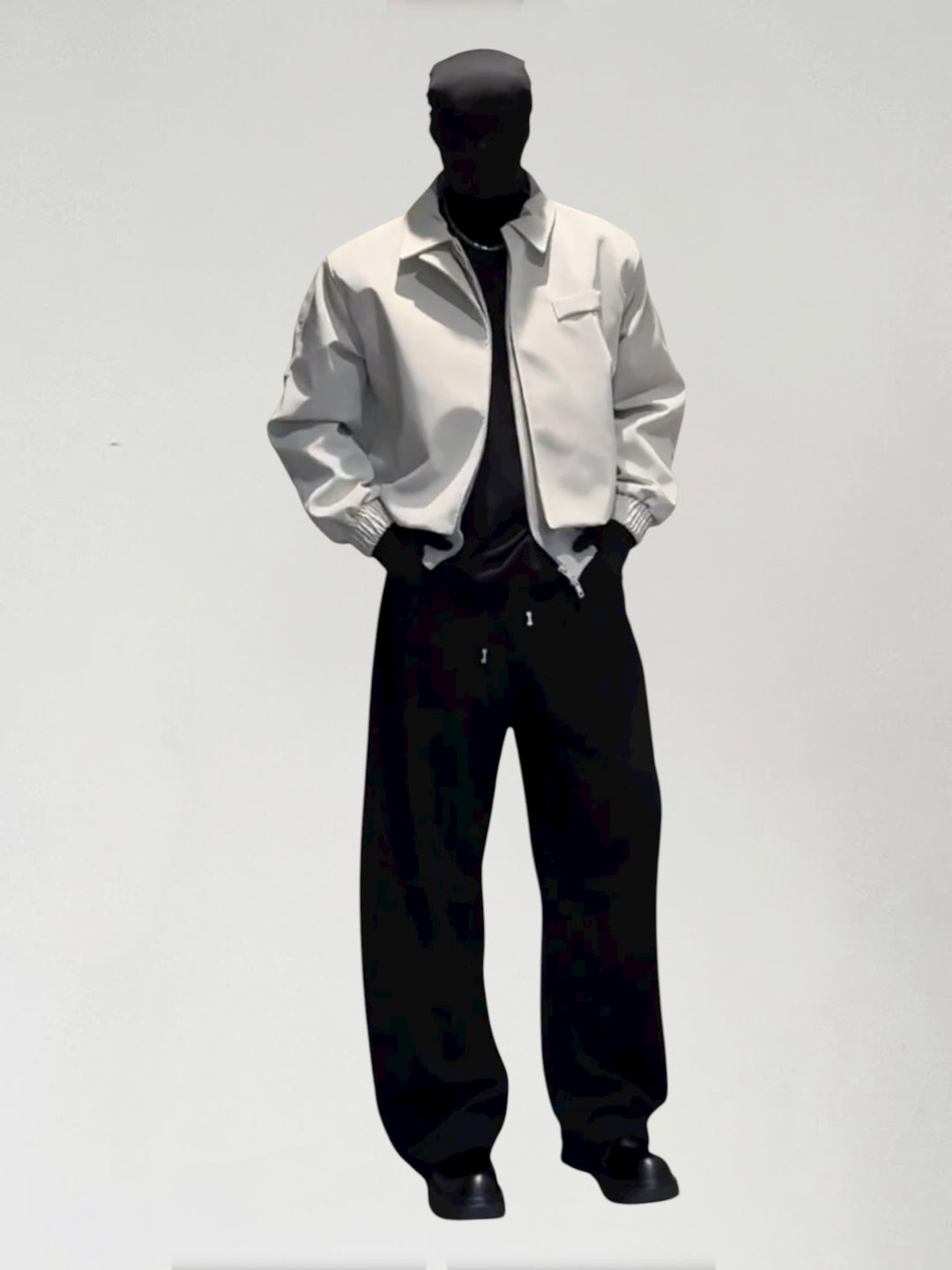 TEXTURED PANELLED PADDED JACKET st5034