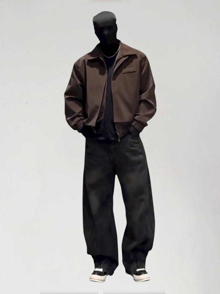 TEXTURED PANELLED PADDED JACKET st5034