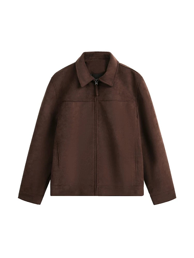 FAUX SUEDE HIP-HOP JACKETst5091