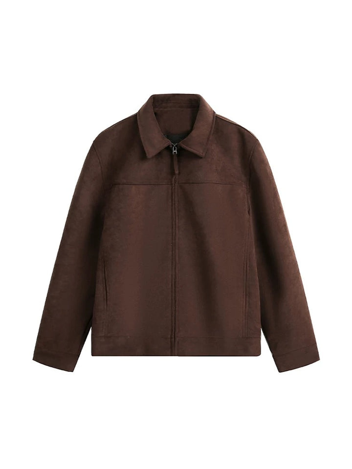 FAUX SUEDE HIP-HOP JACKETst5091