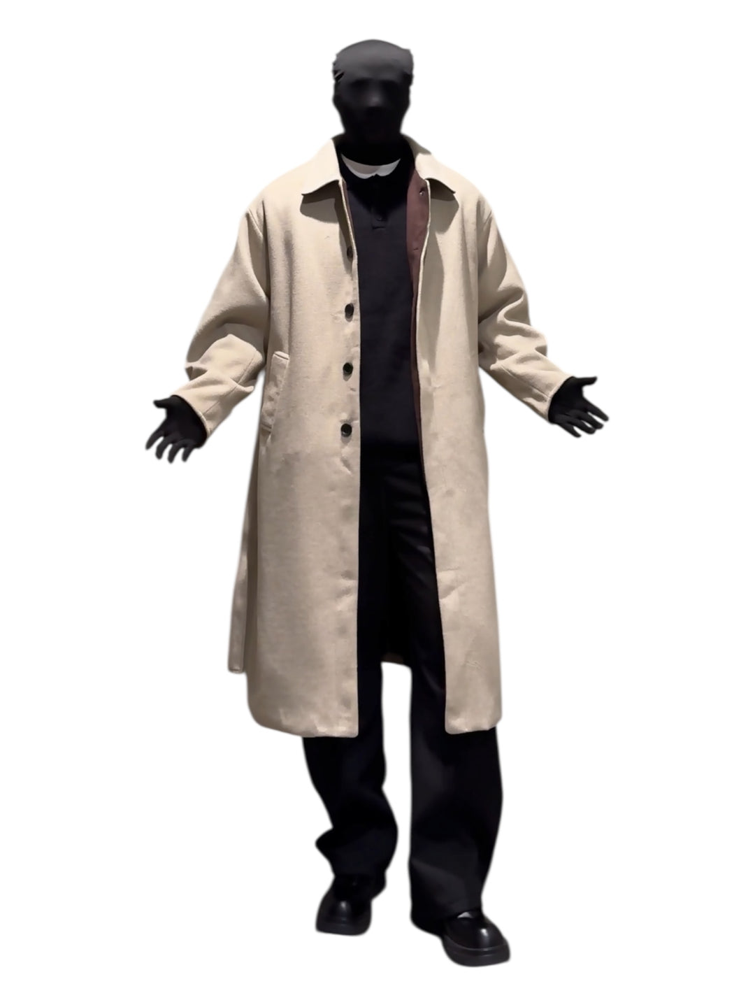 WOOL-BLEND MID-LENGTH COAT st5089