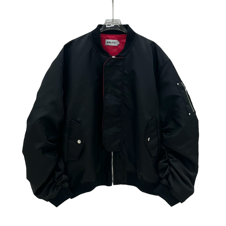 [FLAT ROOM] COLOR-BLOCKED FLIGHT JACKET st2065