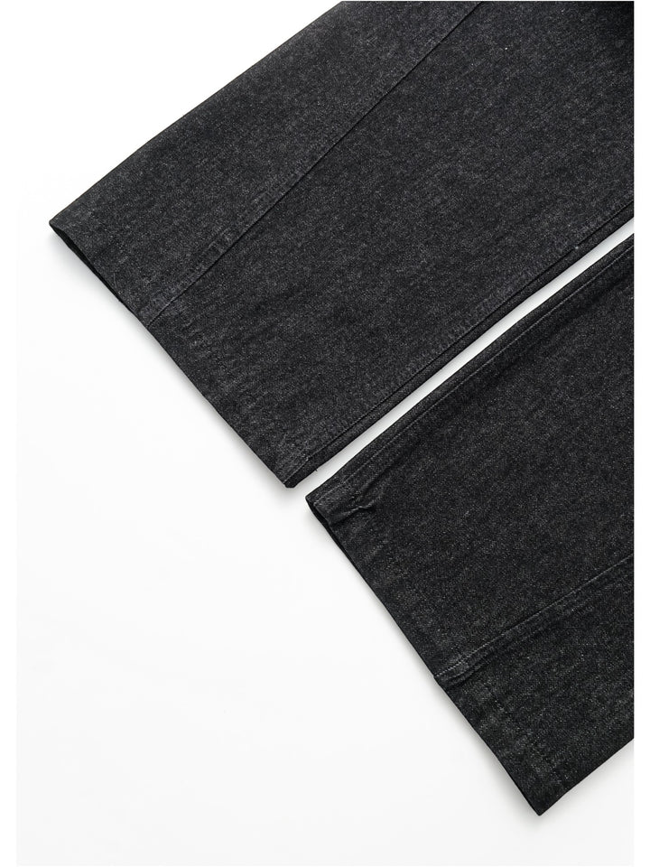 [SINONOME] DRAWSTRING A-CUT HEAVY JEANS st5021