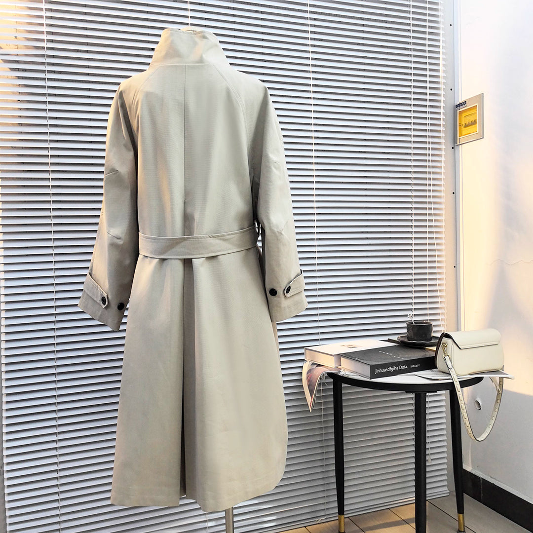 STAND-COLLAR TRENCH COAT st5088