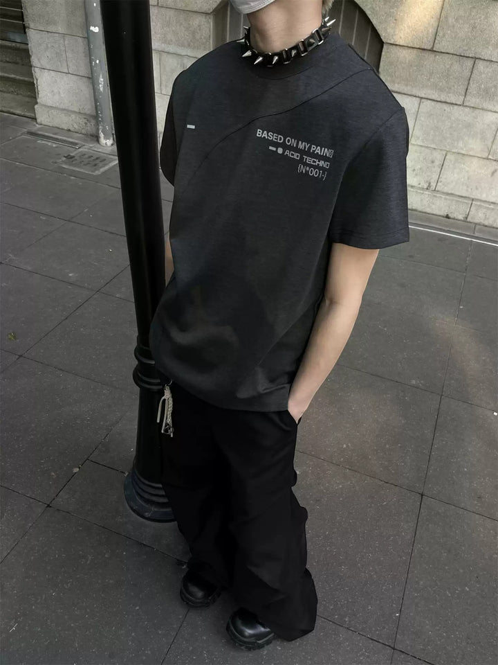[Max Dstr] BOX FIT GRAPHIC PANEL TEE st2072