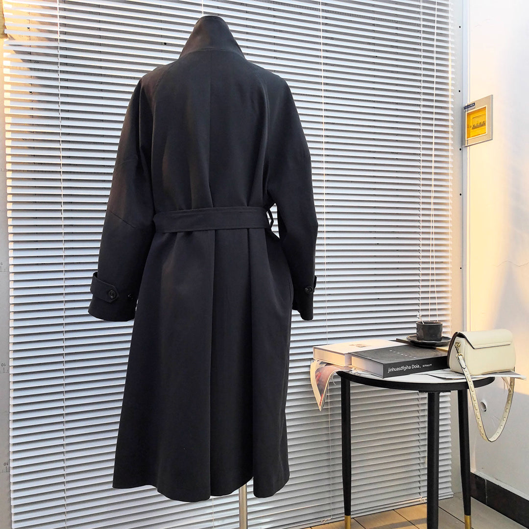 STAND-COLLAR TRENCH COAT st5088